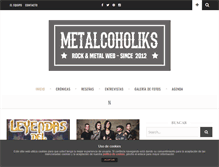 Tablet Screenshot of metalcoholiks.com